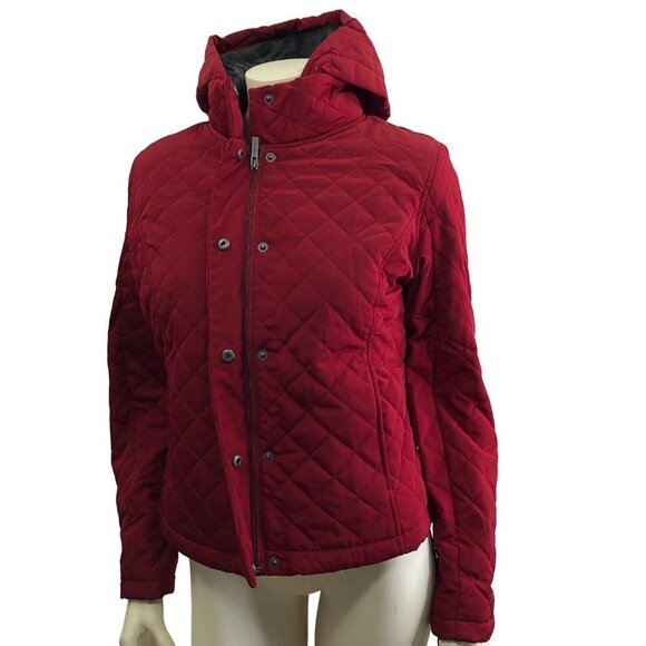 CALVIN‎ KLEIN WOMEN HOODED QUILTED $160 COAT SIZE SM NEW WTIH TAG - Picture 1 of 11
